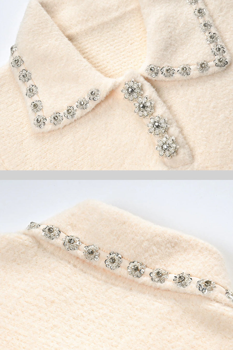 Elegante zachte jurk met korte mouwen