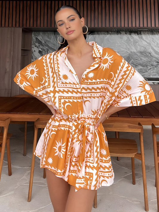 Korte zomerse jumpsuit
