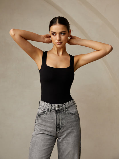Casual effen top