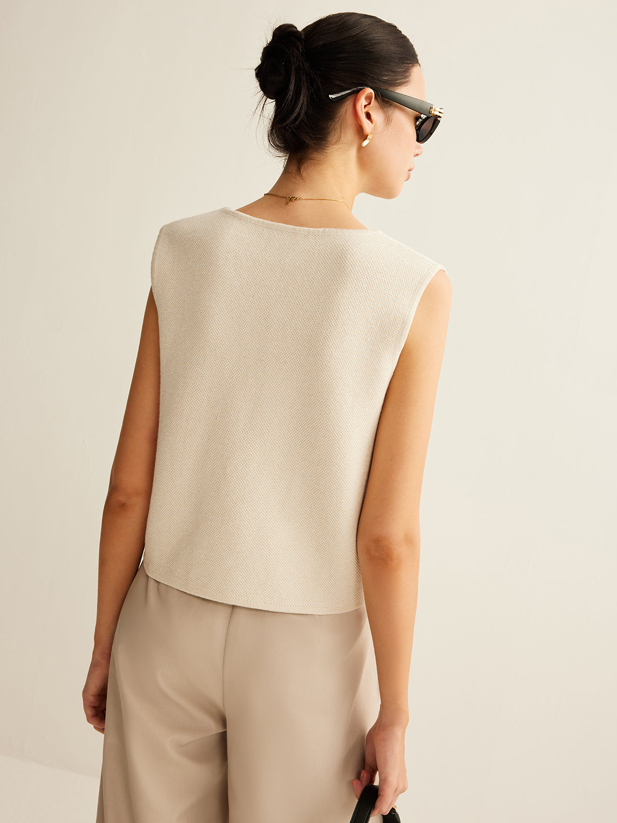 Blazer zonder mouwen