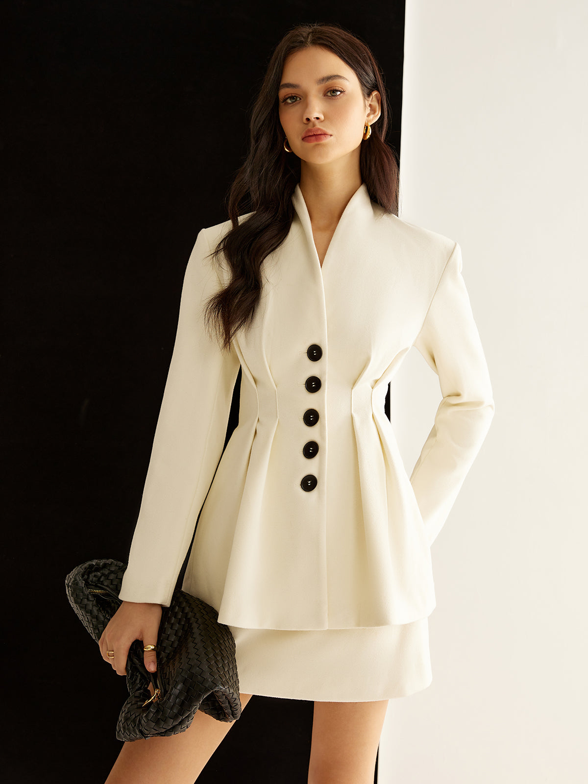 Elegante blazer met knopen