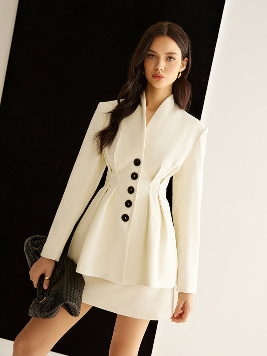 Elegante blazer met knopen
