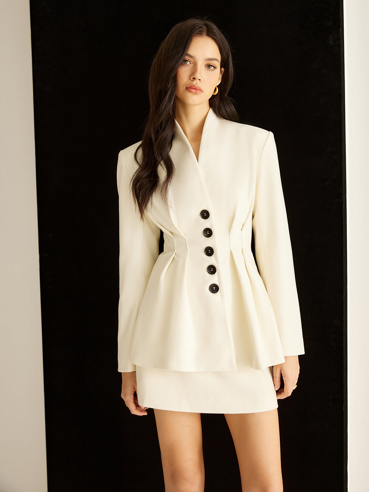 Elegante blazer met knopen