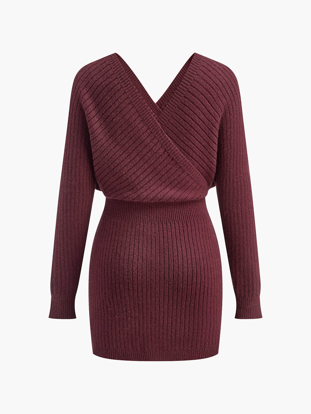 Knitwear jurk V-hals
